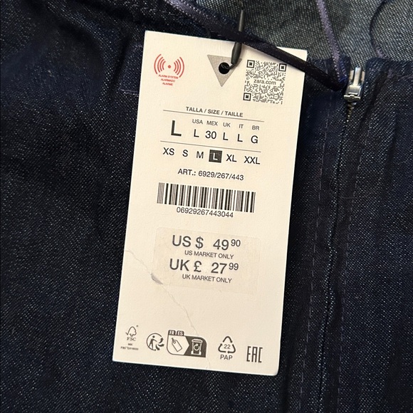 Denim Halter Top - Picture 3 of 4